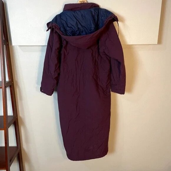 LL Bean Vintage Purple Thinsulate Parka Long Winter Coat in Size Medium/Large - Picture 15 of 16